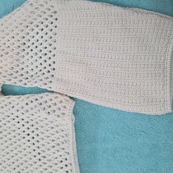 ZARA, Elegant Cream Knit Sweater🌸 - Picture 8 of 9